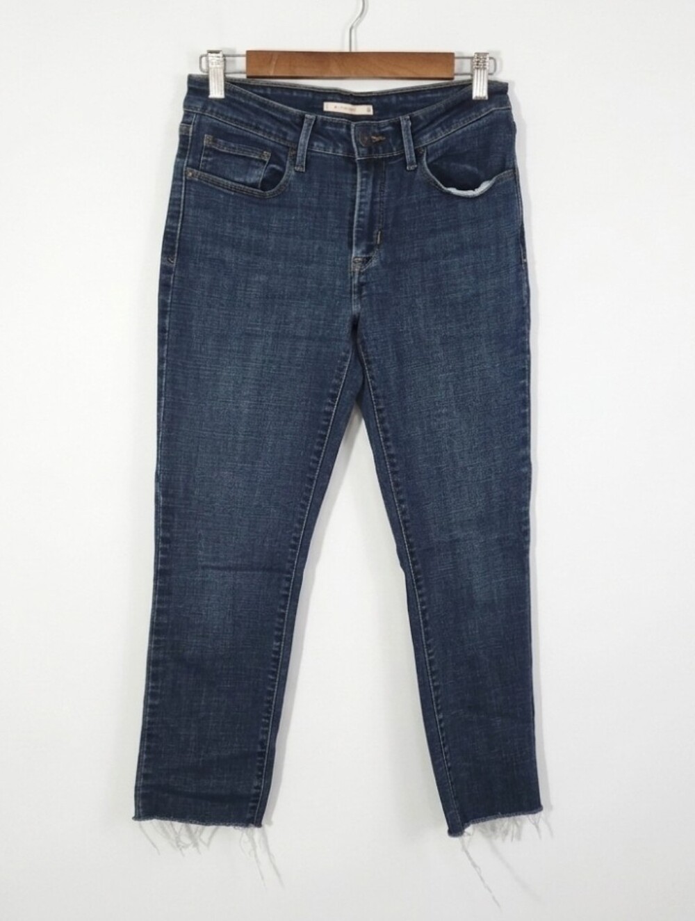 Levi's mid-rise skinny jeans